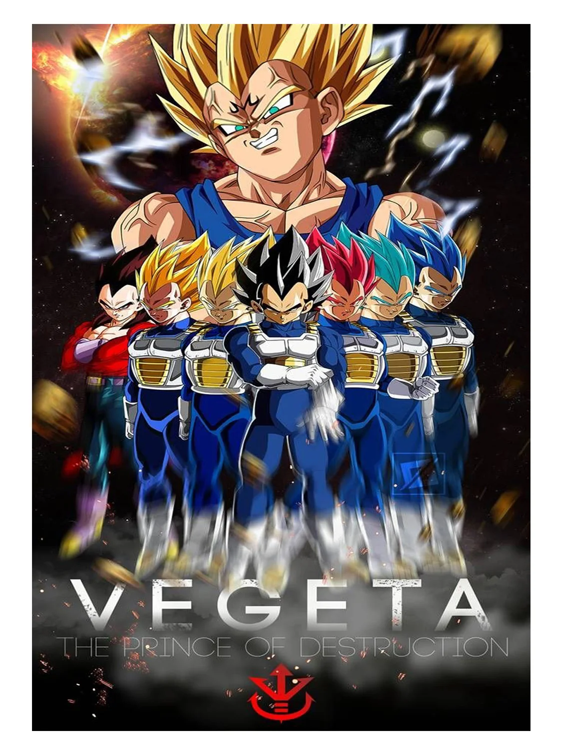 Majin Vegeta SSJ2 - Vinted