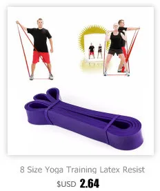 New Natural latex Tension Resistance Workout Bands Pilates Fitness Excercise Rehab Yoga Core Loop Gym yoga Fitness Bands Quality