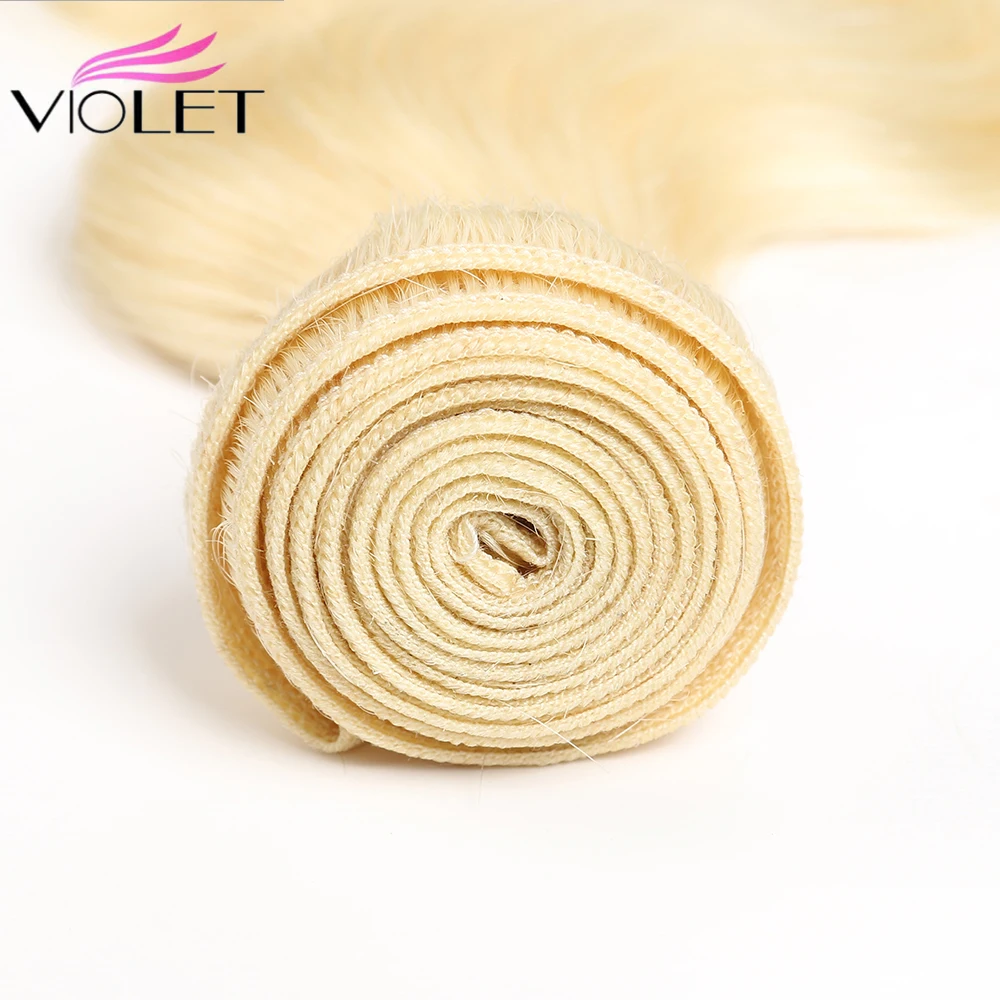 VIOLET Body Wave 613 Blonde bundle Medium Ratio 8\ VIOLET Body Wave 613 Blonde bundle Medium Ratio 8\