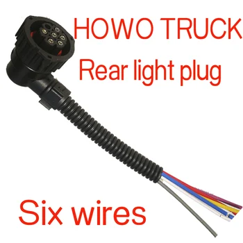 

Adapt to HOWO truck parts rear tail light plug Headlight plug connector Original car parts Mine Car Accessories Supply Quotatio