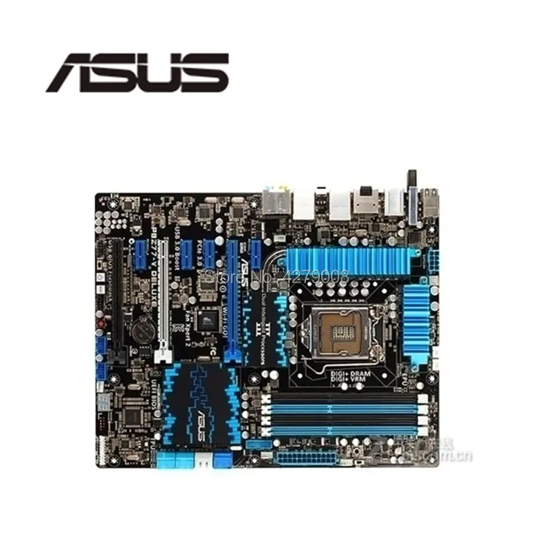 

Socket LGA 1155 PCI-E 3.0 USB3.0 SATA3.0 For ASUS P8Z77-V DELUXE Desktop Motherboard Z77 DDR3 Used Mainboard