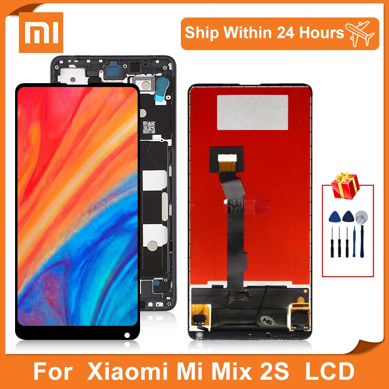ЖК дисплей 5 99 дюйма для Xiaomi Mi Mix 2S дигитайзер сенсорного экрана в сборе с рамкой