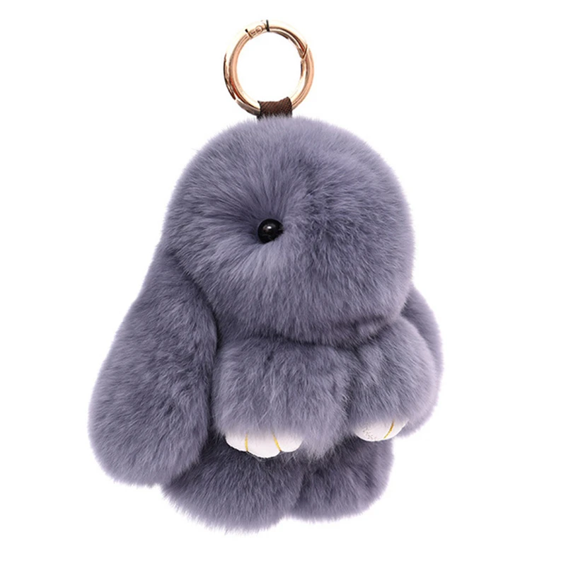 ugg pom pom keychain