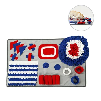 

1pc Dog Cusion Safe Soft Washable Dog Nose Work Mat Nose Work Training Foraging Mat Sniff Pads for Pet Dog Puppies