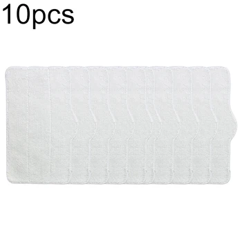 

10Pcs Mop Cloth Cleaning Pads Fiber Mop Reusable Cloth For Xiaomi Deerma DEM ZQ600 DEM ZQ610 Vacuum Cleaner