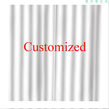 

SOFTBATF Customize Curtain For Window Blackout Curtains Fabric Drapes Window Curtains For living Room Bedroom Dropshipping