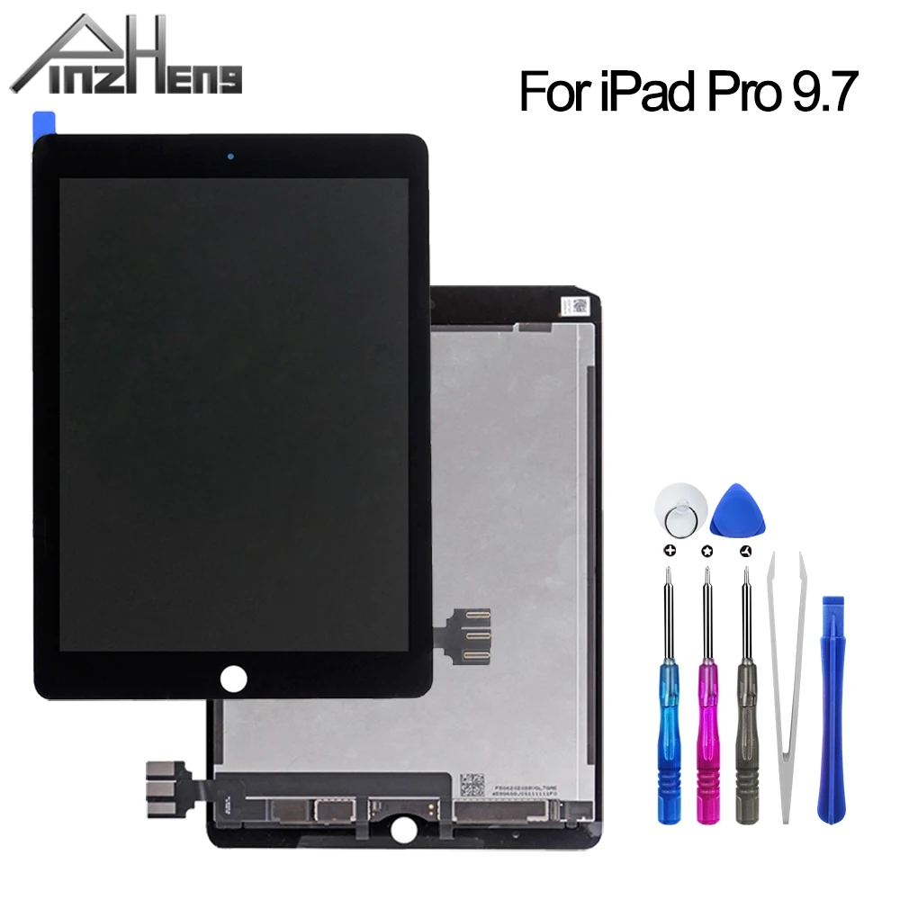 PINZHENG AAA+ lcd для iPad Pro 9,7 A1673 A1674 A1675 ЖК-дисплей кодирующий преобразователь сенсорного экрана в сборе запасные части Бесплатные инструменты