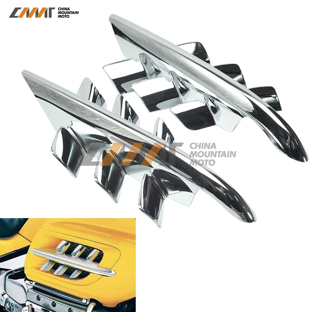 Аксессуары для мотоциклов Kuryakyn Shark Gills Обтекатели акценты для Honda Goldwing GL1800 GL 1800 2001-2010