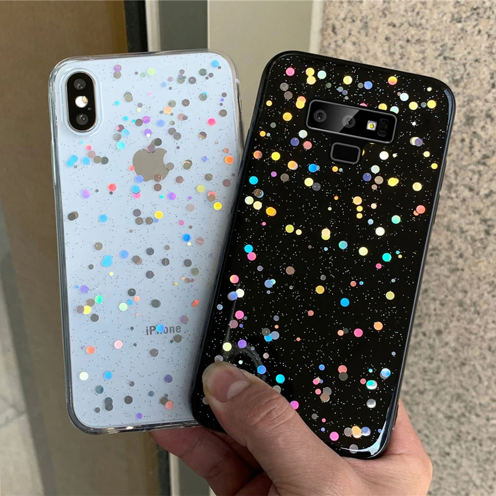 Силиконовый чехол для Samsung Galaxy S20 Ultra S10 5G S8 S9 Plus S10E S7 Edge note 8 9 10 Lite Pro 2020 A6S в горошек с