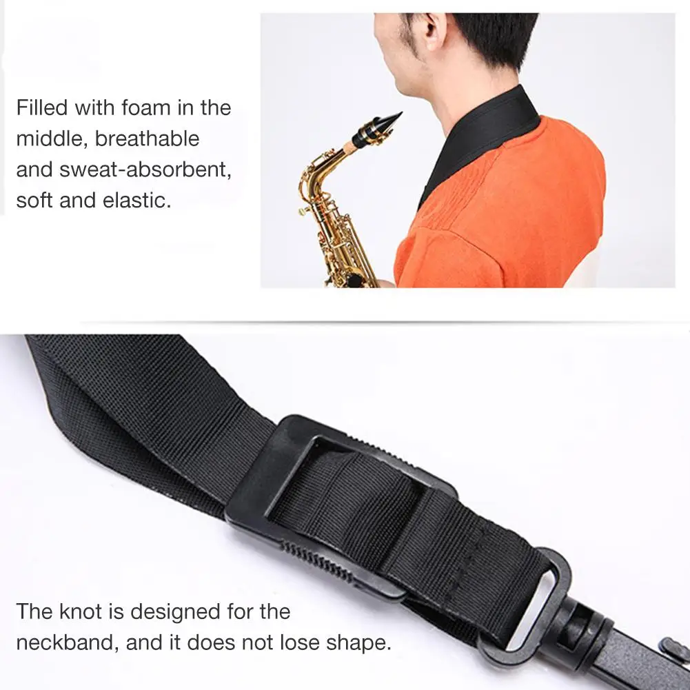 Новый высококачественный Регулируемый Альто тенор саксофон слинг ремень повесить за шею рукав для саксофона на шею ремень подвесной