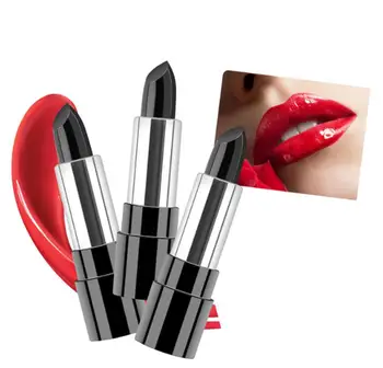 

Yiwa 3PCS Lip Balm Color-changing Moisturizing Lipstick Black Rose matte Lip Balm
