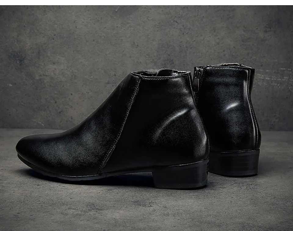 Ботинки «Челси» для мужчин; размеры 39-47; мужские ботинки; коллекция года; брендовые удобные модные ботинки из кожи;# NX512-1