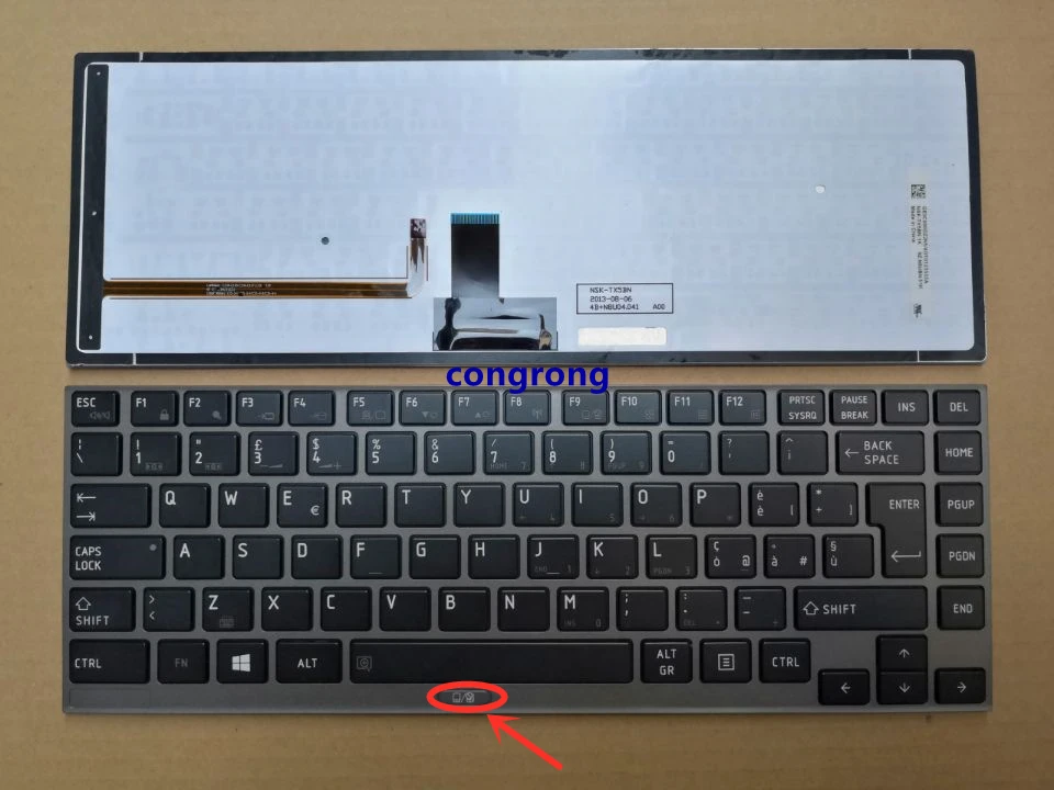 Teclado Portátil para Toshiba Retroiluminação Z830 Z835 Z930 Z935