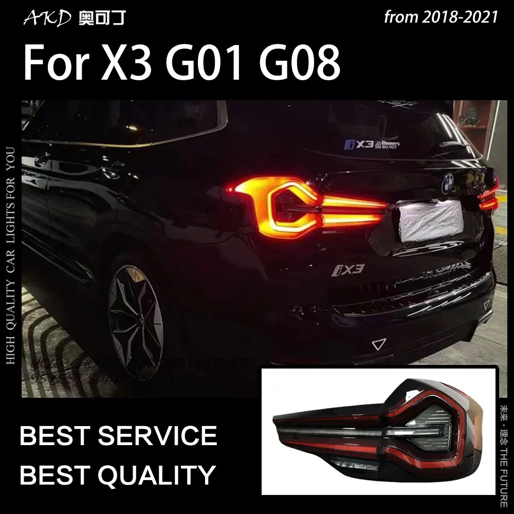 Akd Car Styling Tail Lamp For Bmw X3 Tail Lights 20182021 Ix3 G01 G08 Rear Lamp Signal Reverse