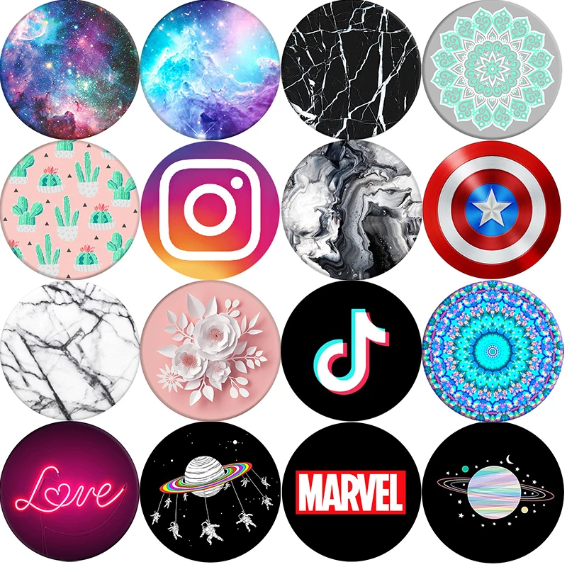 

Magnetic Car Phone Holder Accessories Metal Plate Disk Phone Stand Universal Fashion Metal Sheet Plate For Magnet Phone Holder