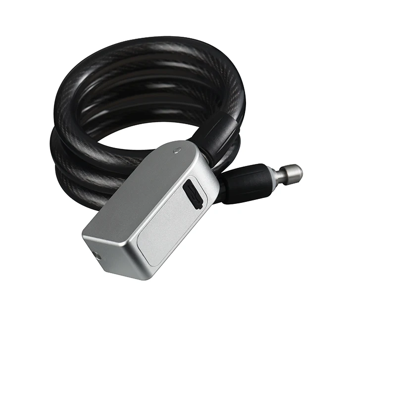 

Stainless Steel Keyless Fingerprint Bicycle Lock USB Chargeable Anti-theft Smart Bike Lock IP66 Waterproof 20 Sets Fingerprint