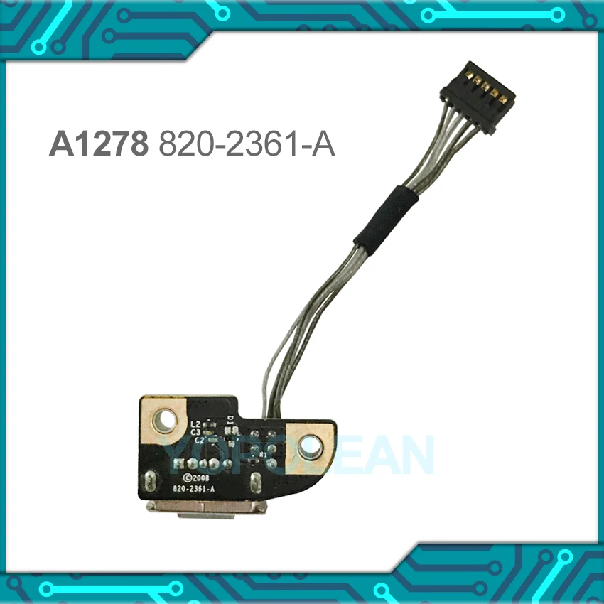 Оригинальный DC IN I/O Мощность Jack доска 820 2361 A для Macbook Pro A1278 A1286 2008 A1297 2009 2010 2011