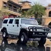 1:32 HUMMER H2 Alloy Car Model Diecasts & Toy Metal Off-road Vehicles Car Model Simulation Sound Light Collection Kids Toys Gift 4