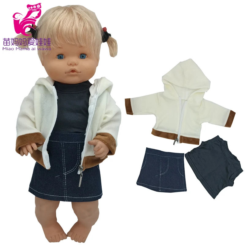 For 40 Cm Nenuco Doll Clothes 17 Inch Baby Doll Flower Shirt Pants Toys Clothing