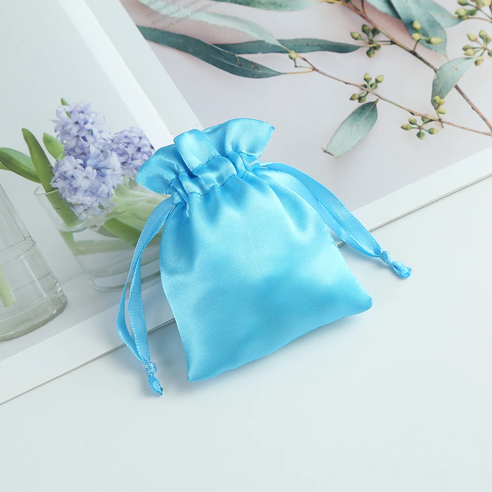 HSTWODE 24 sacchetti regalo in raso con coulisse, con