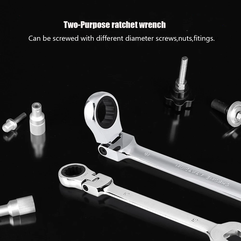 8-12mm keys set Wrench Multi Tool Key Ratchet Spanners Set of Tools Set Wrenches Universal Wrench Tool Car Repair Tools