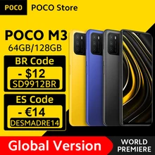POCO 64GB 4gbb LTE/WCDMA/GSM Quick Charge 3.0 Octa Core Side-Mounted 48mp New M3 Battery