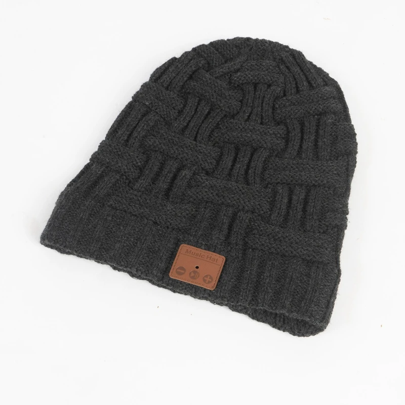 Fashion Wireless Bluetooth Hat Call Music Stereo Hot Knitting Bluetooth Headset Knitted Bluetooth Headset Cap