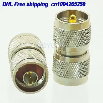 

DHL 50pcs Conversion Adapter PL259 UHF male to N male M connector coaxial connector For radio connector 22ds