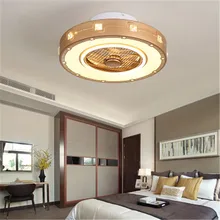 Спальня отрицательный ионизирующий вентилятор современное минималистическое освещение Ресторан потолочный вентилятор свет Гостиная невидимая детская комната потолочный светильник