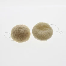 2 шт 6 см полукруглой формы спонж Konjac косметический спонж для очистки лица Натуральный спонж Конняку для очищения лица набор инструментов