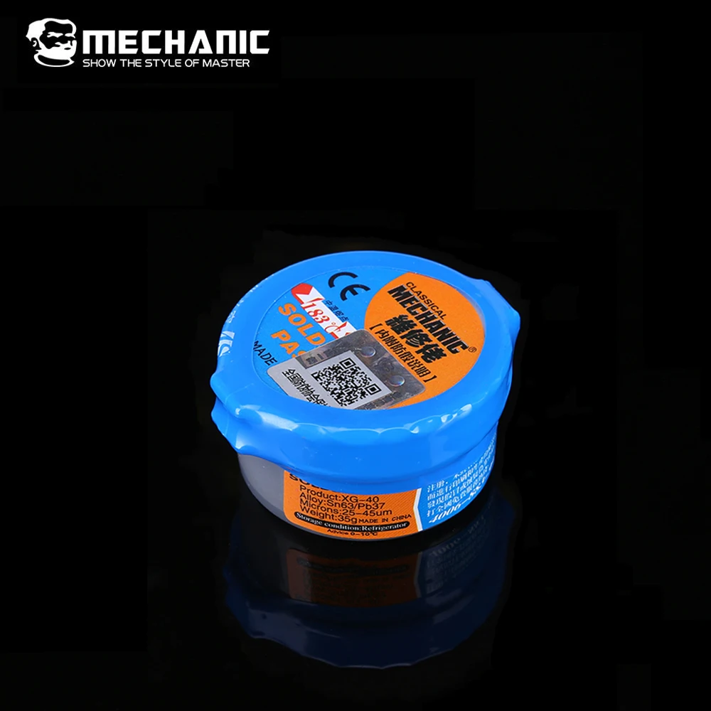 Оловянная паста MECHANIC BGA для реболлинга Sn63/Pb37|Сварочные флюсы| |
