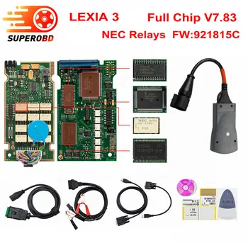 

Lexia 3 PP2000 Full Chip Diagbox V7.83 with Firmware 921815C Lexia3 V48/V25 For Citroen for Peugeot OBDII diagnostic-tool