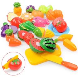 Coupe de fruits pour enfants, jeu de Simulation de rôle, maison, plastique, légumes, nourriture, cuisine, jouets éducatifs classiques pour enfants 