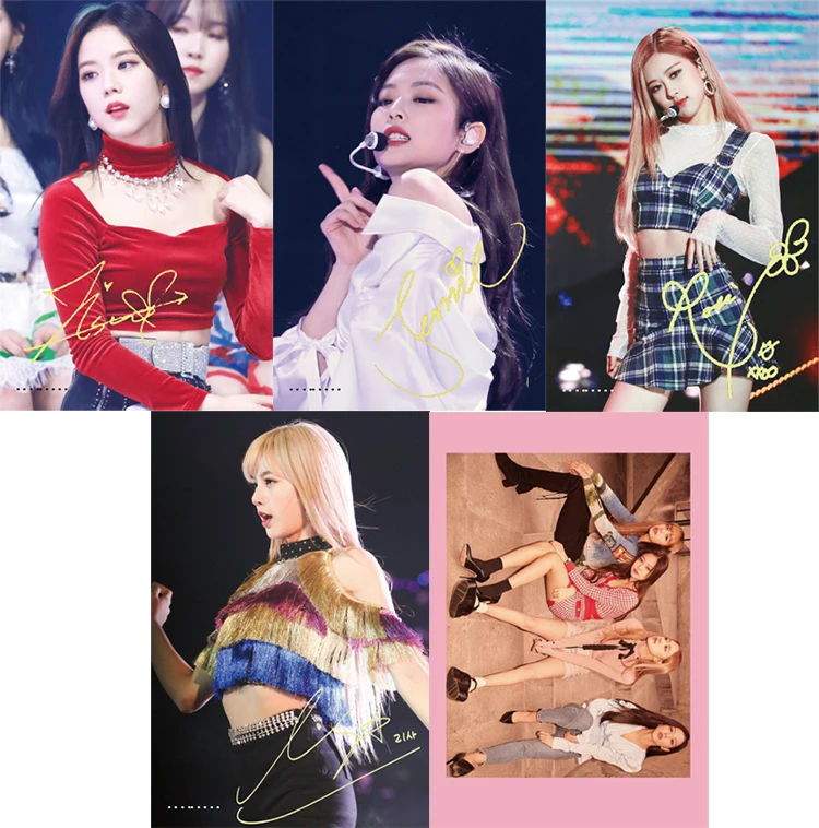 Мода Kpop Blackpink Изысканная Подарочная коробка постер Фотокарта подарок Bog и Cd Blackpink вентиляторы подарок на день рождения для девочек Прямая поставка