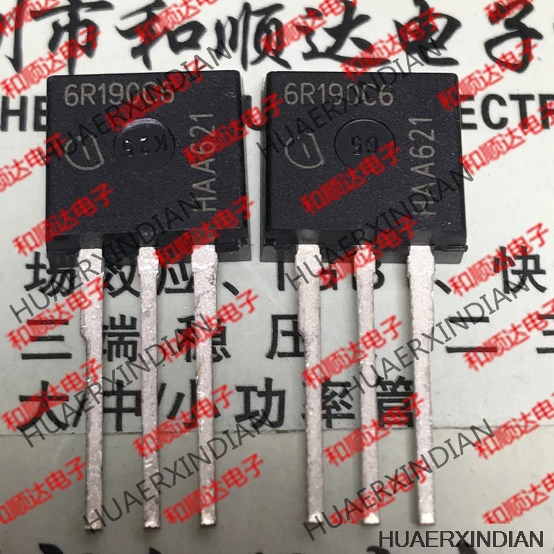 5 шт., новые оригинальные кнопки 6R190C6 IPI60R190C6-262 с алюминиевой крышкой, 50В 59A