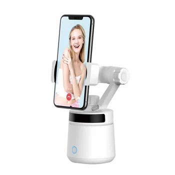 

360 Degree Rotate Portable Object Tracking Desktop Auto Face Smartphone Mount Holder Live Streaming Smart Selfie Stick