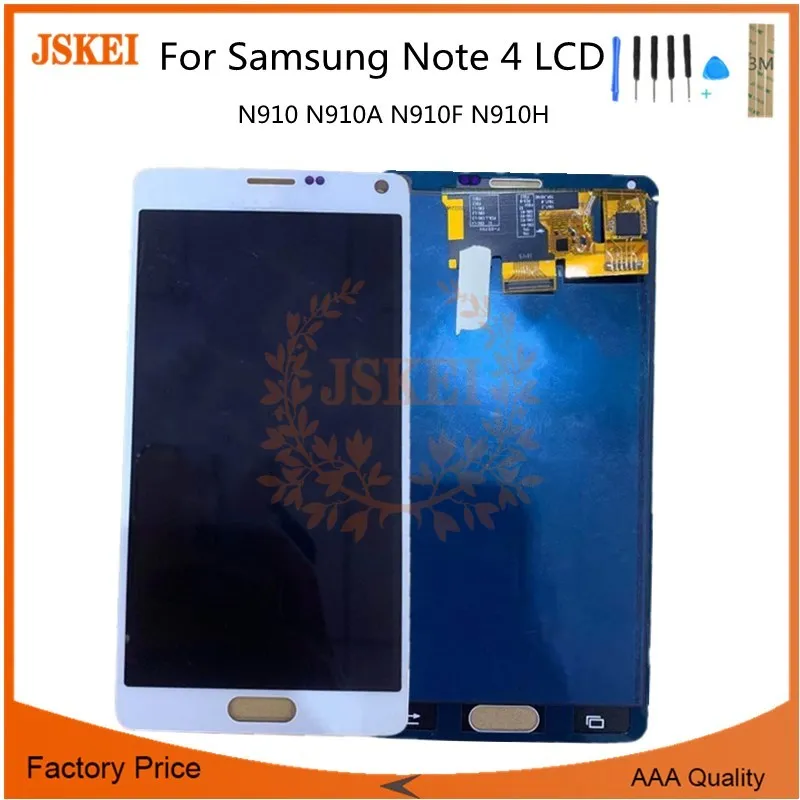 5 7 ''без битых пикселей для samsung Note 4 N910 N910A N910H N910F ЖК-дисплей кодирующий