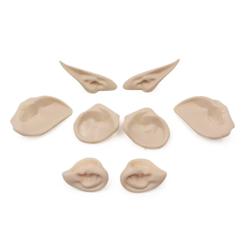 Blyth Doll Ears for Blyth Doll Icy Doll White Natural Tan Dark and Super Black Skin Only Ears No Doll Toys for Children