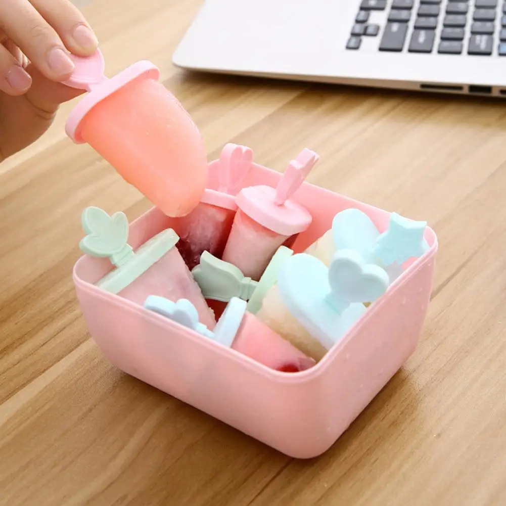 IdealHouse красочные медведи Кролик Форма DIY дома формы для мороженого эскимо