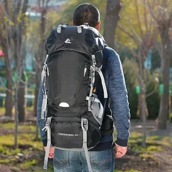 

60L Outdoor Climbing Backpack Hiking Camping Nylon Bag Superlight Sport Travel Package Brand Rucksack Knapsack Shoulder Bags