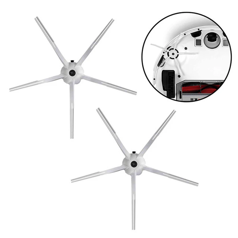 Armed Side Brush Xiaomi Roborock S50 S51 S55 S5 S6 1S Spare Parts Robot Vacuum Cleaner Replacement Accessory Washable Brush