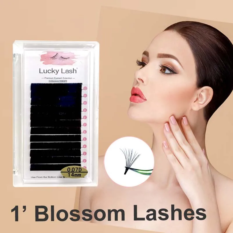 Lucky Lash 1's Blossom Easy Fan Eyelash Extension Individual Mink Auto Flowering False Eyelashes Camellia Volume Fan Lashes Lucky Lash 1's Blossom Easy Fan Eyelash Extension Individual Mink Auto Flowering False Eyelashes Camellia Volume Fan Lashes