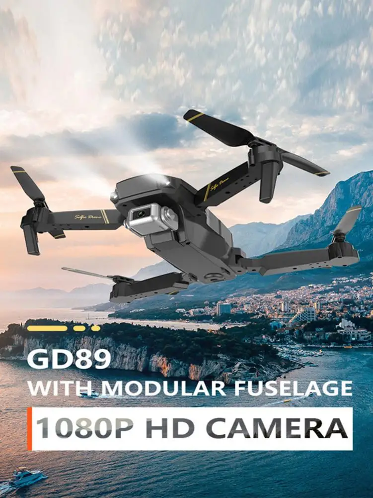 GD89 Дрон Глобальный Дрон с HD воздушной видео камерой 1080P RC дроны X Pro RC Вертолет FPV Квадрокоптер Дрон складная игрушка