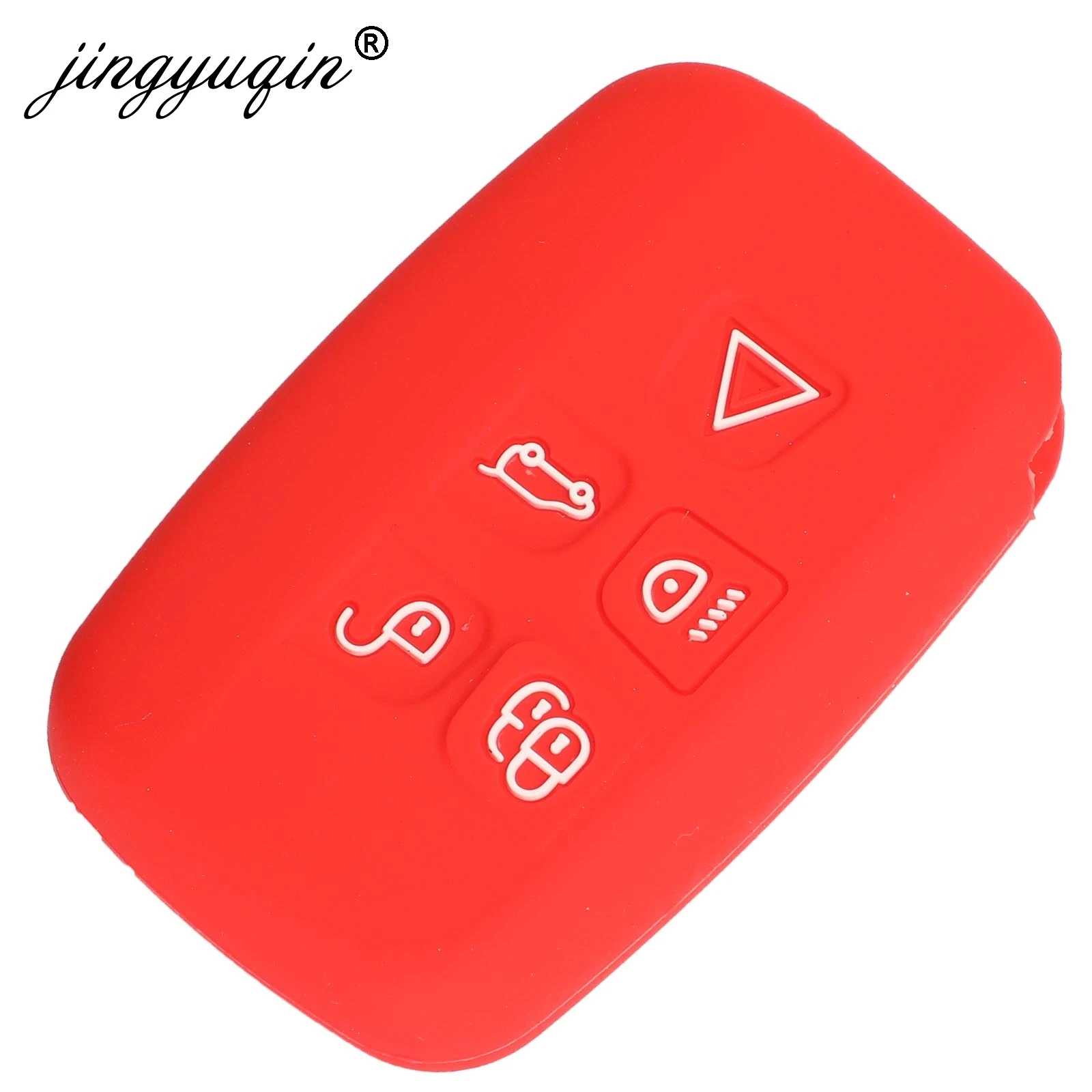 Jingyuqin 5B пульт дистанционного управления, автомобильные аксессуары, брелок, чехол, умный силиконовый чехол для ключей для Ленд Ровер Range Rover Sport(Land Rover Range Rover Sport Vogue Evoque Discovery 4