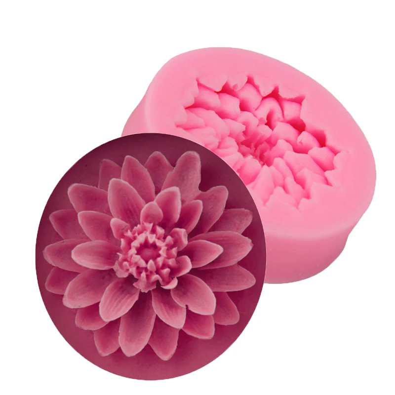 

Flower Silicone Soap Mold Small Form Fondant Moule Savon 3D Gumpaste Cake Chocolate Decorating Tool DIY Making Mould Handmade