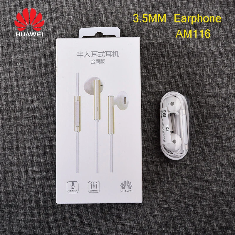 Оригинальные наушники Huawei Honor AM116 гарнитура с микрофоном 3 5 мм/Type c для P8 P9 P10 P20 P30 Pro