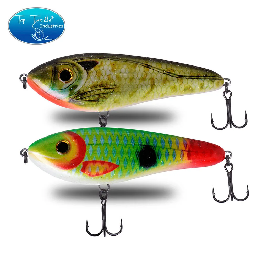 130mm 5" 70g Sinking Artificial Bait Rattle JerkBait Pike Bass Fishing lure Tackle Big VIB Bite Resistanse