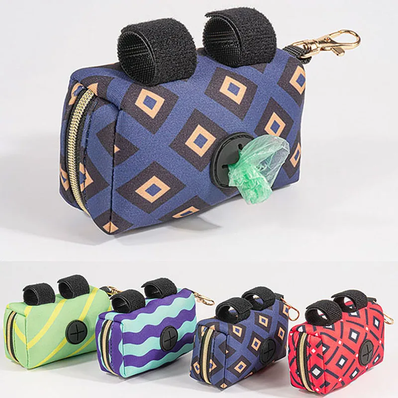 Dispensador de bolsas de basura para mascotas, soporte para bolsas de residuos de perro, gato, bolsa de limpieza de caca al aire libre, contenedor de basura, suministros para limpieza de mascotas