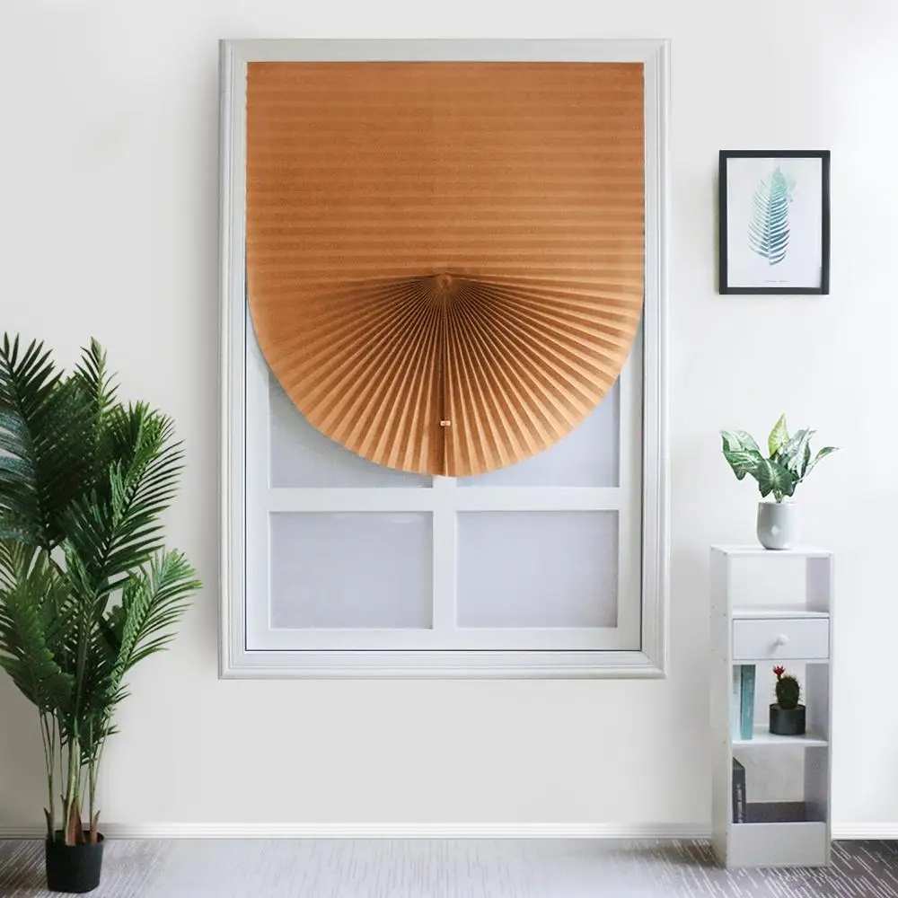 Blinds Orange Супер замечательные жалюзи для защиты от солнца, жалюзи, Зебра, роллер, полузатемненные шторы для спальни, ванной комнаты, кухни - Color: Blinds Orange