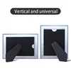 Set of 2 crystal photo frame 5 7 6 8 10 inch 7 inch creative glass custom photo free photo ► Photo 3/4